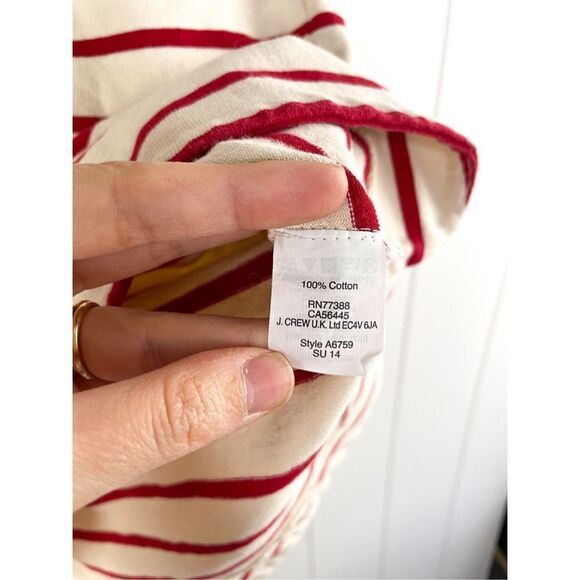 Madewell Beach Shirttail Tee in Stripe Size XS - Picture 10 of 12